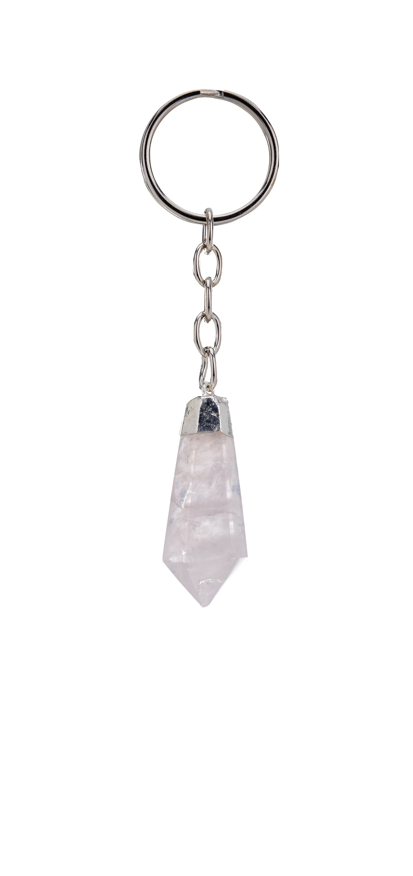 Gota de Quarzto Rosa com Electroplate