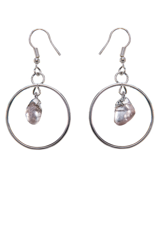 Argola com Pedra Rolada