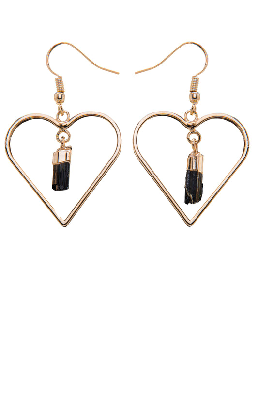 Coração com Pedras Roladas ou Pontas Diversas