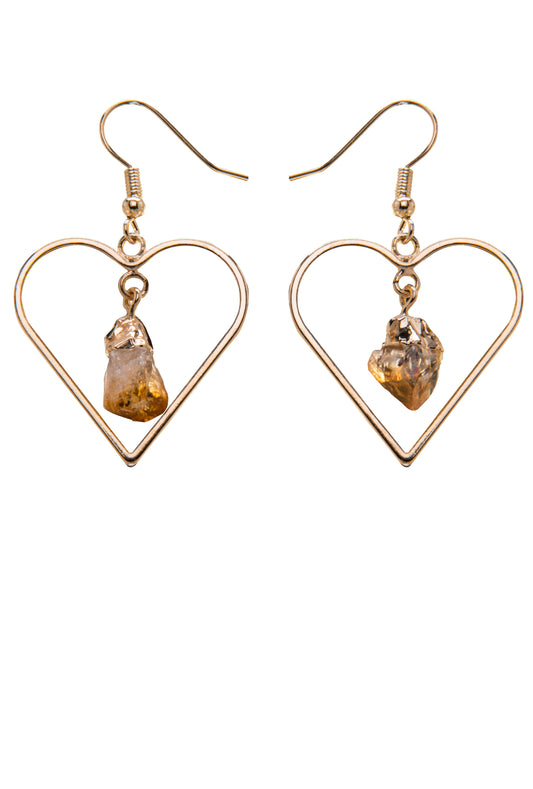 Coração com Pedras Roladas ou Pontas Diversas