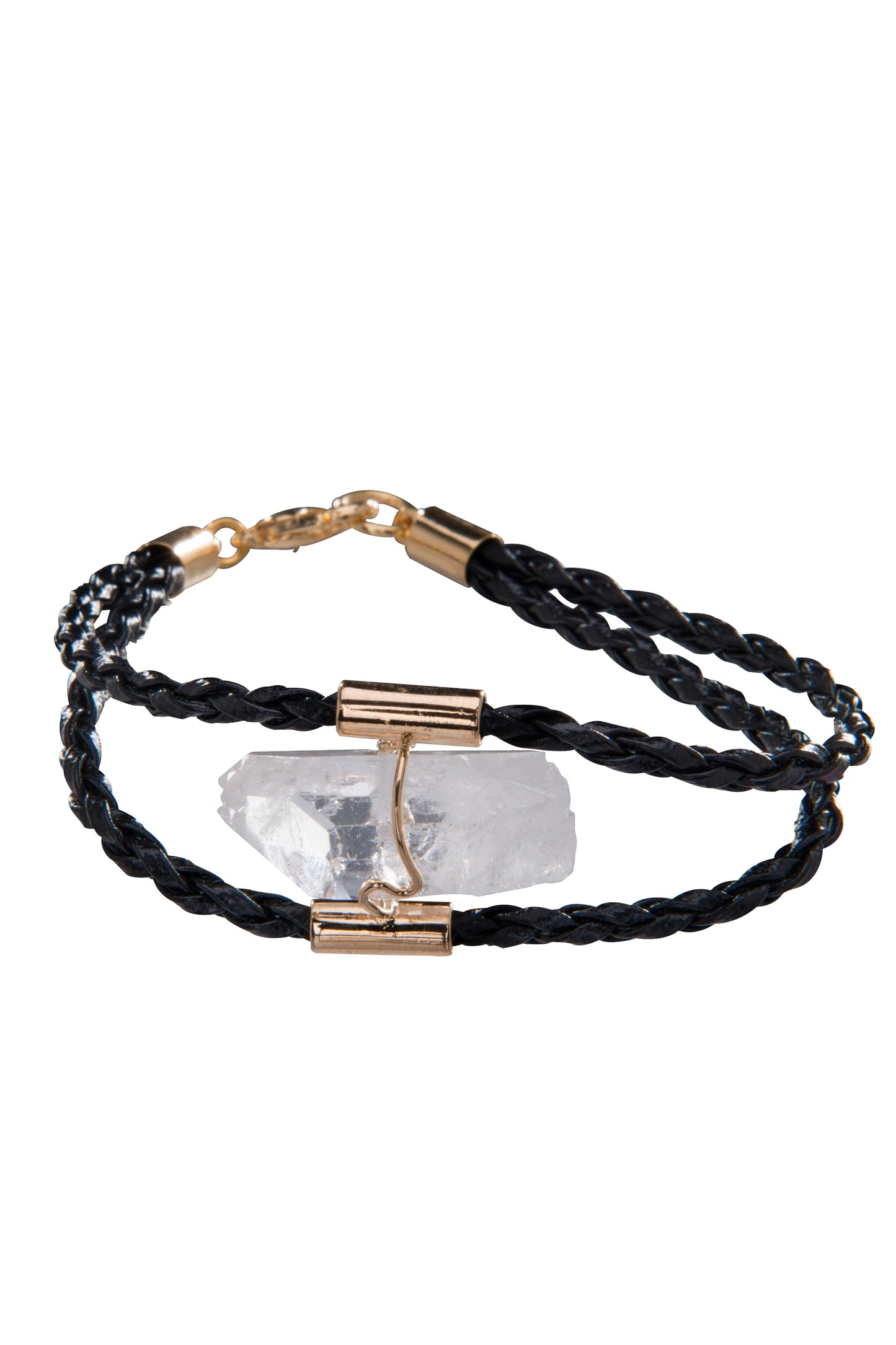 Couro Trançado com Pontas